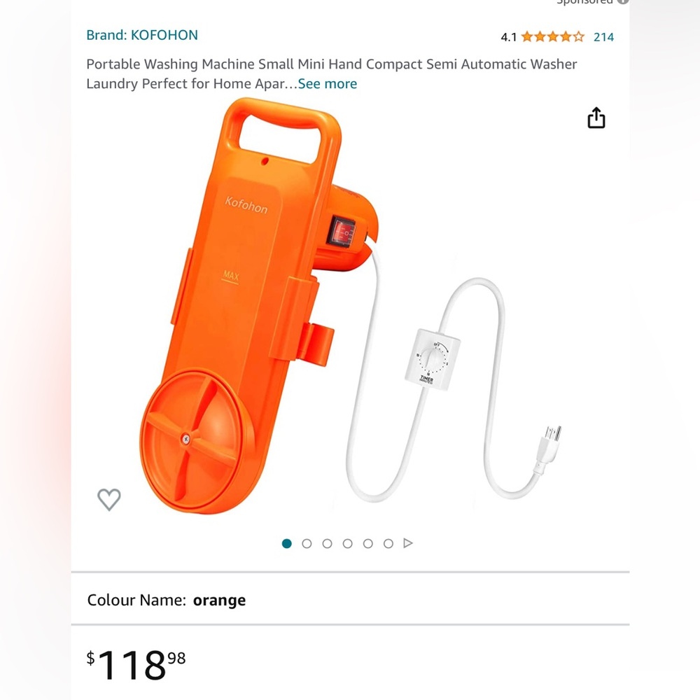 Kofohon portable washing machine